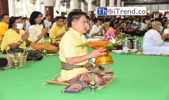 พ่อเมืองสุพรรณบุรี ร่วมสร้างขวัญกำลังใจ เยี่ยมผู้สูงอายุ เกิน 100 ปี